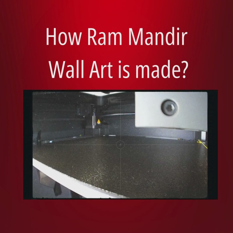 Ram Mandir Ayodhya | Jai Shri Ram – 3D Printed Art