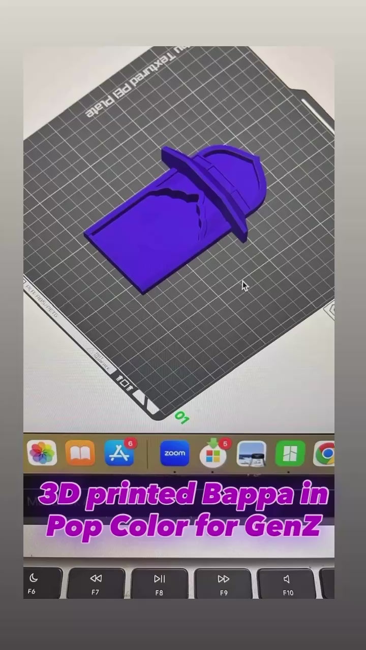 Lord Ganesha – 3D Printed Pop-Colour Framed Wall Art