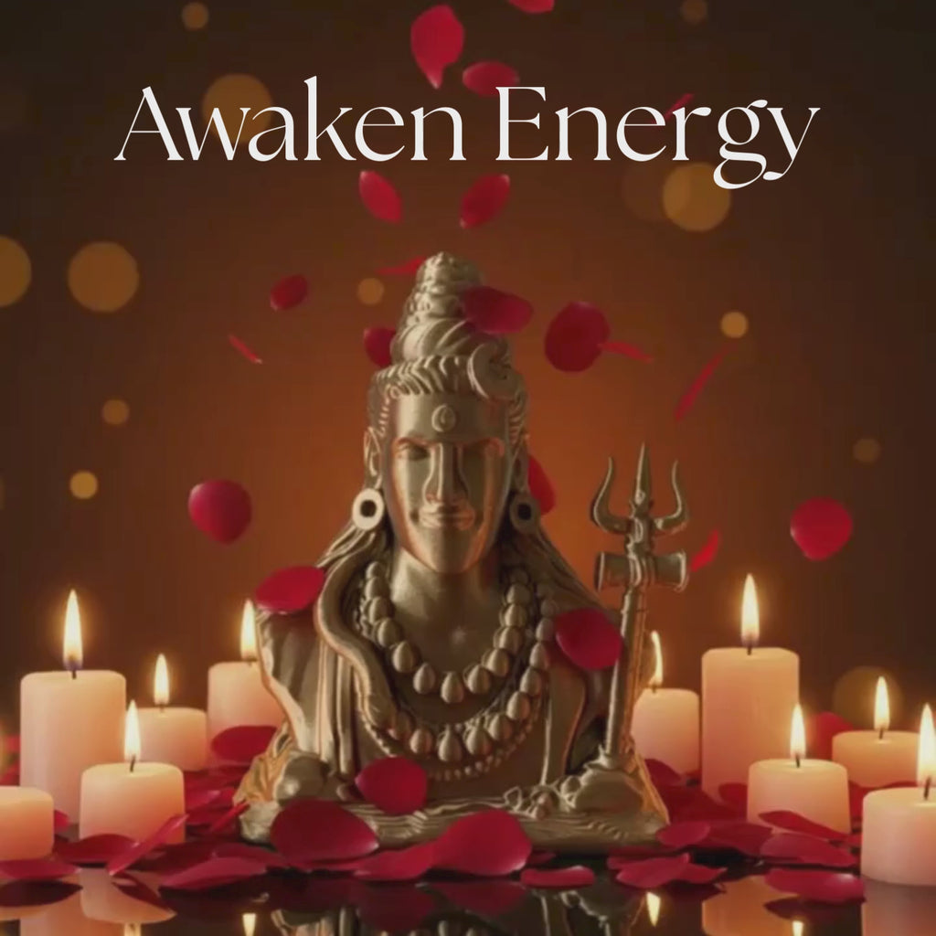 Antique Gold Lord Shiva with Trishul | Spiritual Home & Meditation Décor Idol (18 cm)