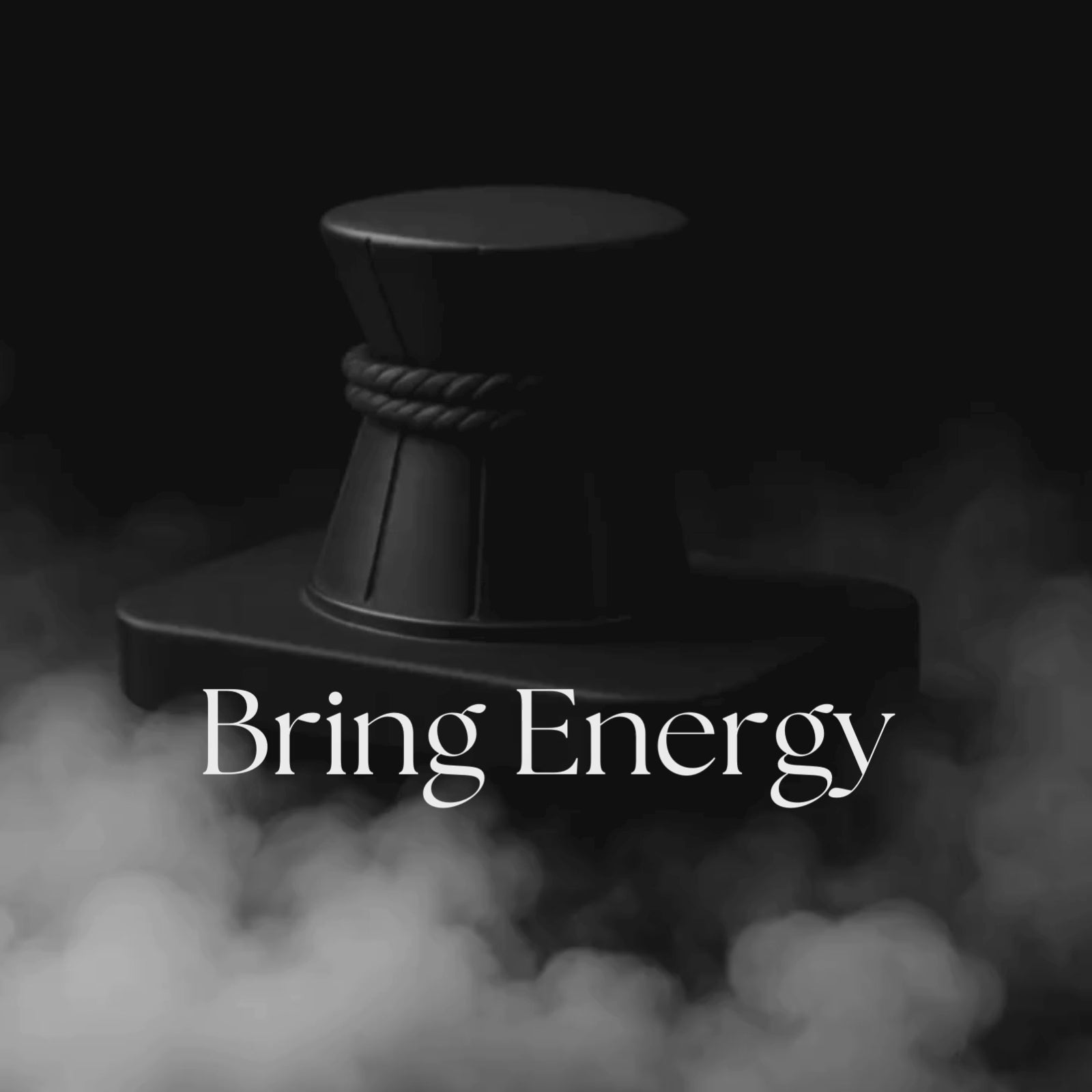 Minimal Lord Shiva Damru Idol | Stone Black Spiritual Home & Meditation Décor (7 cm)